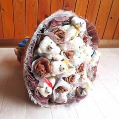 【無料】クマのぬいぐるみの花束