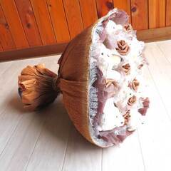 【無料】クマのぬいぐるみの花束の画像