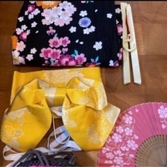 美品❣️花柄 浴衣⭐️セットの画像
