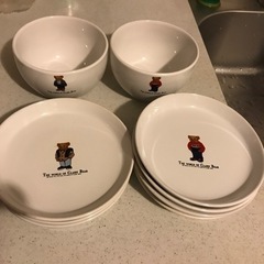 茶わん2個＆お皿7枚☆新品9個セットの画像