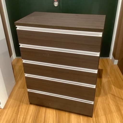 【トレファク神戸南店】5段チェスト【取りに来られる方限定】