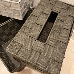【取引確定】収納箱、ティッシュケースの画像