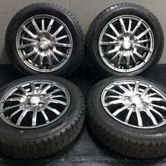 DUNLOP WM02 155/65R14】スタッドレス【LEBEN 14インチ 4.5