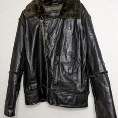 レア商品 美品 GARAM ライダースジャケット MEDITMサイズの画像