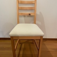 IKEA LERHAMNダイニングチェア4脚