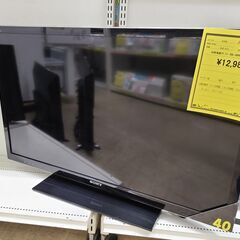 J4893　SONY　ソニー　40型液晶テレビ　KDL-40HX...