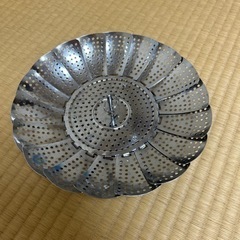可変型ステンレス蒸し器