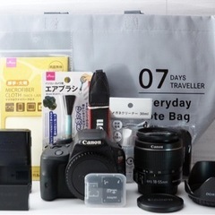 ★Canon EOS kiss X7★初心者向け●スマホ転送●小型・軽量  1ヶ月動作補償あり！ 安心のゆうパック代引き発送！ 送料、代引き手数料無料！