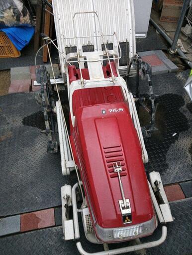 最終特価　終了間近　業者に行くまで　三菱　田植え機　歩行タイプ