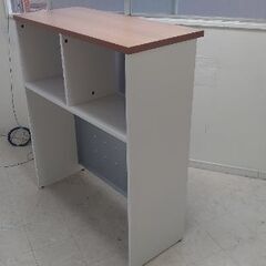 【イス値下げ！】椅子付き❗『受け付け台』こんなのが欲しかった❗❗『椅子付き(☆別料金)』オフィスの受付台 ◑サイズ 縁台90✕39✕106の画像