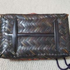 和装用小物入れかごバッグの画像