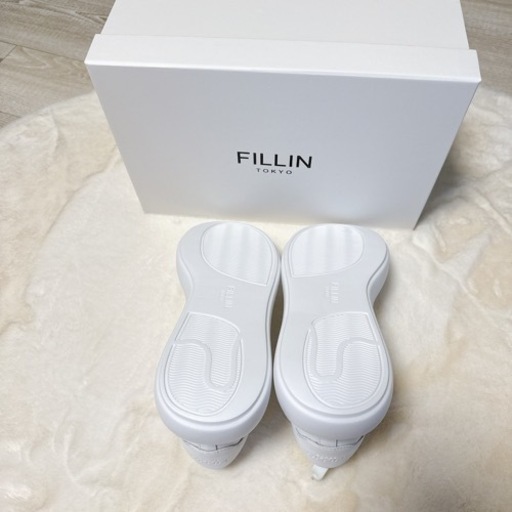 FILLINスニーカー厚底7cmUP LUCENT WHITE 26cm 新品
