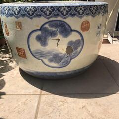 伊万里焼　火鉢　植木鉢　プランター