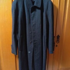 ダークグレー カシミア100コート イタリア製  