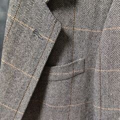 カシミヤ100ジャケットLの画像