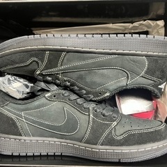 Travis Scott × Nike AJ1 Black Phantom
