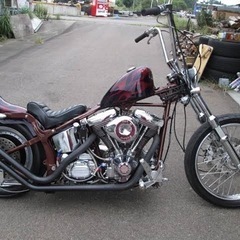 アメリカンバイク乗ってる人🏍️