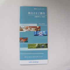 西武ホールディングス株主優待冊子一冊　 有効期限2024年11月...