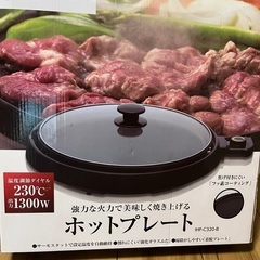 アイリスオオヤマの新品ホットプレートの画像