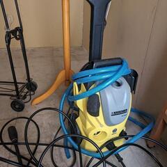 【訳あり】写真のケルヒャーの電動高圧洗浄機をお譲りします　生活雑...