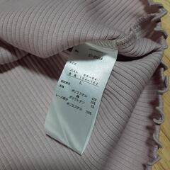 タグ付き新品未使用　Lサイズ　五分袖　カットソー　ピンク　レースの画像