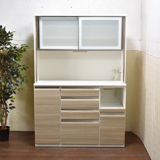 ヤ取終了9/5】≪zyt1490ジ≫ ニトリ キッチンボード プラウド140KB NA