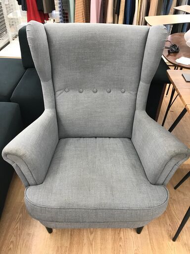★ジモティ割あり★ IKEA オフィスチェア グレー クリーニング済み KJ5219