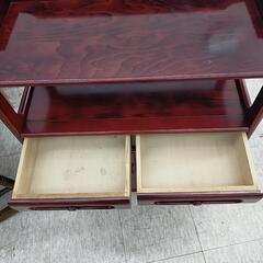 【ジモティー割引で最大15％OFF⭐️】カリモク 電話台 ブラウンの画像