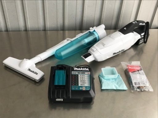 E387◇マキタ◇充電式コードレスクリーナー◇紙パック式◇充電器・バッテリーセット！18V/3.0Ah◇CL282FD