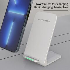 【新品】65ワット対応✨急速ワイヤレス充電スタンド★選べるカラー...