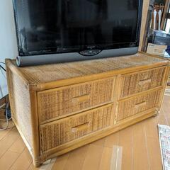 籐サイドボード
