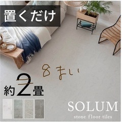 【無料：豊洲引取り】置くだけフロアタイル SOLUM
