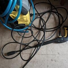 【訳あり】写真のケルヒャーの電動高圧洗浄機をお譲りします　生活雑貨 掃除用具の画像