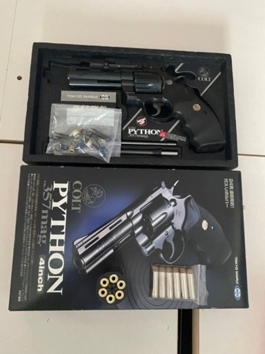 コルトパイソン　東京マルイ　20mmレール付き　カートリッジ多数