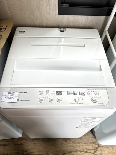 苫小牧市内自社配送有 Panasonic/パナソニック 20年製 6kg洗濯機 縦型 Na-F60b13 ホワイト
