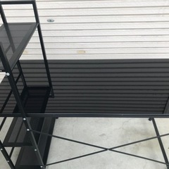 【決まりました】☆パソコンデスク　天板強化ガラス使用の画像