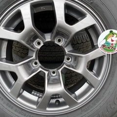 🚗【ホイール】納車外 JB74W ジムニーシエラ 純正 アルミ＆タイヤ 【地域最大級カー用品･ホイール買取アールワン田川】の画像
