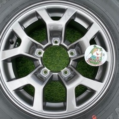 🚗【ホイール】納車外 JB74W ジムニーシエラ 純正 アルミ＆タイヤ 【地域最大級カー用品･ホイール買取アールワン田川】の画像