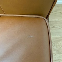 2Pソファ キャメル| 楽天 ミッドセンチュリー アンティーク調 フェイクレザー カフェ コンパクトの画像