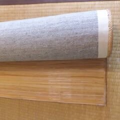 籐ラグ カーペット 2m x 2m （良品）の画像