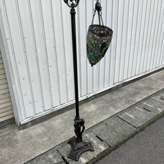 A6-47　ステンドグラス フロアスタンド アンティーク
