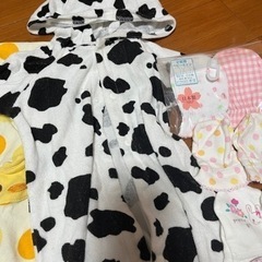 夏生まれ ベビー 新生児～ ミトン付きの画像