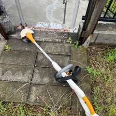 リョービ　草刈り機。充電式。予約済みです。