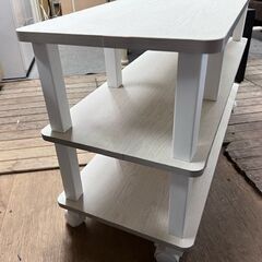 TVボード 幅約80cm 高さ45cm キャスター付き コンパクト TV台 テレビ台 ☆札幌市白石区 白石店 の画像