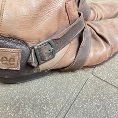 LEEのハーフブーツ　革製　28cmの画像