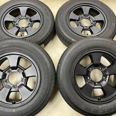 ジムニー純正マットブラック仕様！16インチ5.5J+22 PCD...