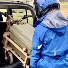 試作機キャンプ移動の画像