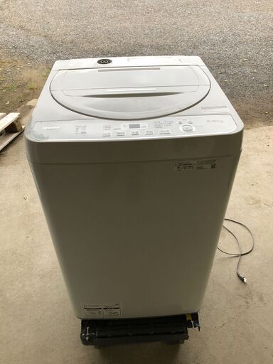 2023年製　SHARP シャープ 全自動洗濯機 ES-GE5G 5.5kg