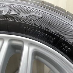 軽自動車夏タイヤ・ホイールセット155/65R13 4J-13の画像