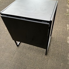 IKEA折り畳み 1人/2人切り替え　黒 テーブル/デスクの画像